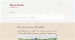 Desktop Screenshot of masdemartin.fr