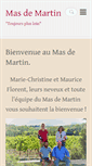 Mobile Screenshot of masdemartin.fr